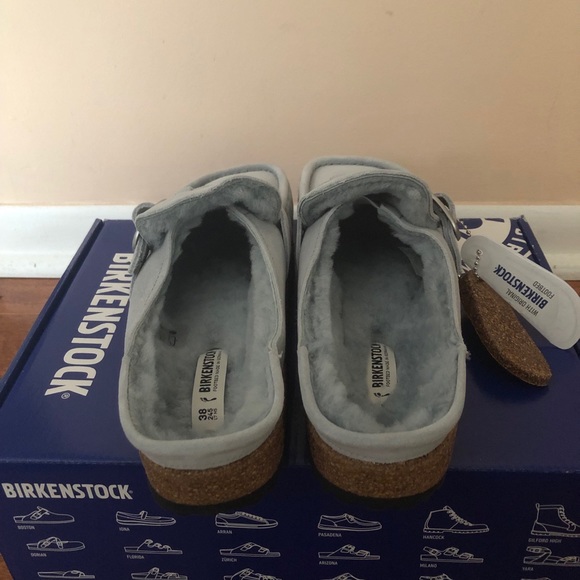BIRKENSTOCK Buckley Shearling Suede Clogs NWT - Picture 11 of 15
